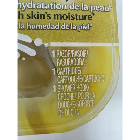 LOT OF 3 Gillette Venus & Olay Razor plus shower hook NEW yellow - Picture 5 of 7